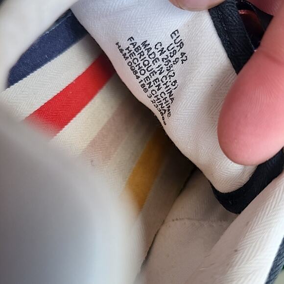 H&M X GOOD NEWS ALLDAY SNEAKERS GALAXY SHOELACES WOMEN'S SIZE 9 LIKE NEW - Picture 16 of 16